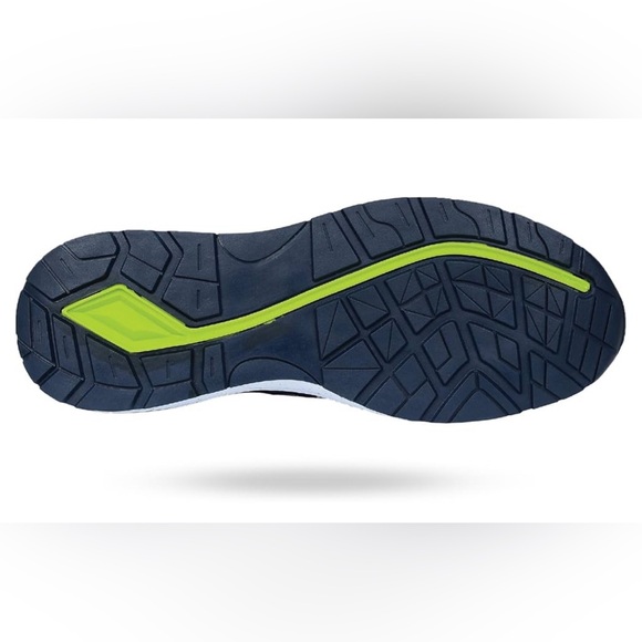 New Balance Men's Composite Toe Logic Industrial Boot, Navy/Lime EH, 8 Mild Use - Picture 3 of 13